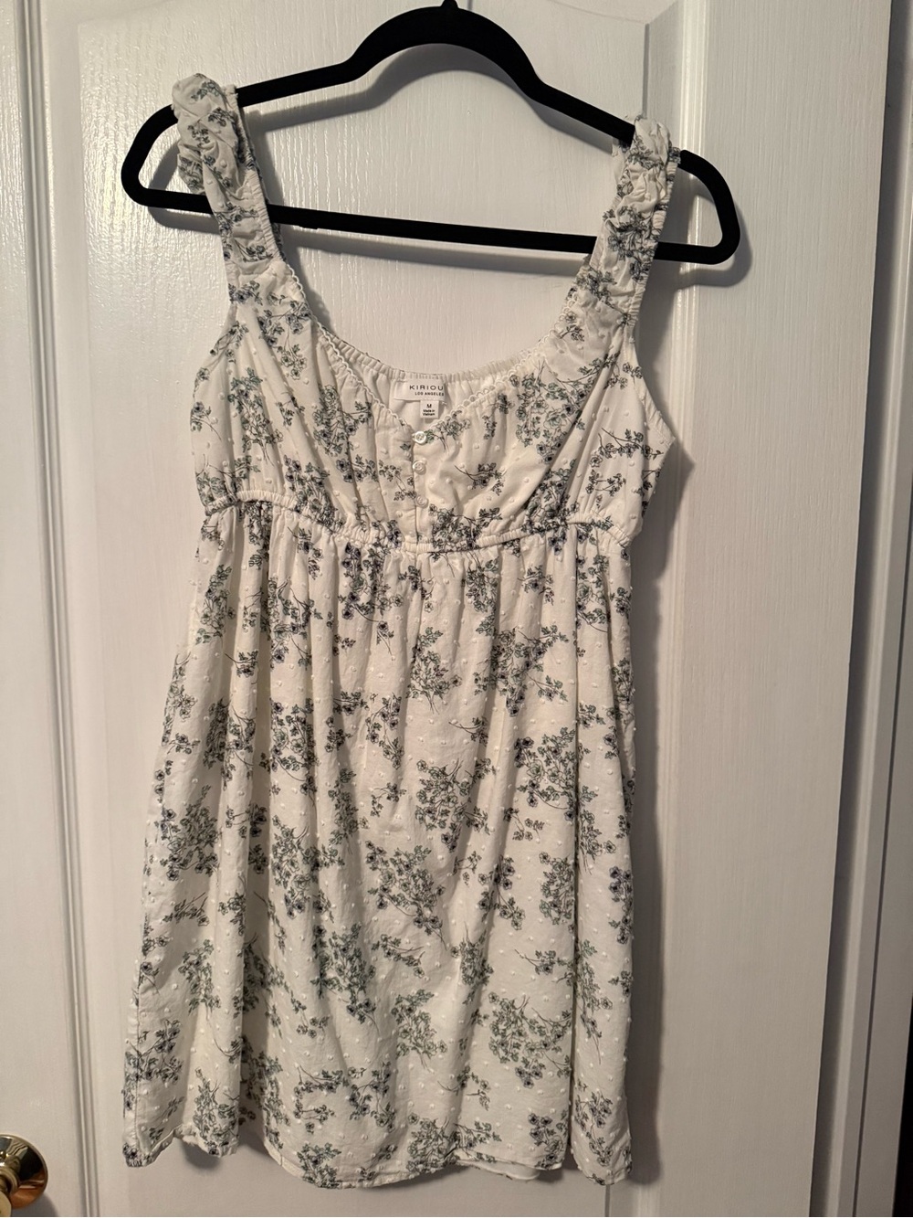 White Floral Minidress